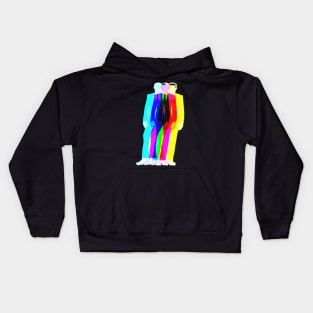 Psychedelic Business Man Kids Hoodie